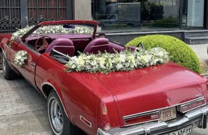 نمونه کار گل آرایی ماشین عروس